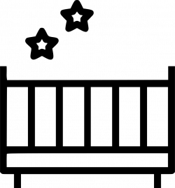 Baby Bed Star Cradle Furniture Svg Png Icon Free Download (#538905 ...