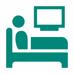 Computer Icons Symbol Bed Sleep Clip art - watching tv 1600*1600 ...