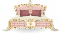 pink bed clipart - OurClipart