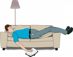 sleeping by @addon, A man sleeping on a couch., on @openclipart ...