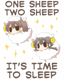 One Sheep. Two Sheep. It's Time to Sleep. | Kancolle Sleep ...