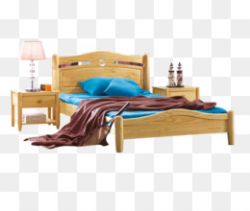 Solid Wood Bed Table PNG and Solid Wood Bed Table ...