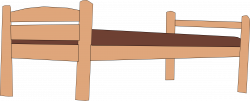 Clipart - Plank bed