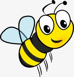 Flying Cartoon Bee, Flight, Cartoon, Bee PNG Image and Clipart for ...