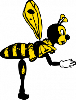 Bee | Free Stock Photo | Illustration of a cartoon bee | # 14193
