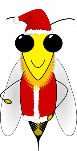 Santa Honey Bee Clipart by jesseakc : Christmas Cliparts #4832 ...