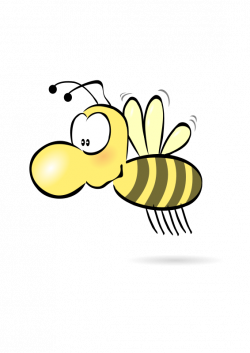 Bee | Free Stock Photo | Illustration of a cartoon bee | # 14161