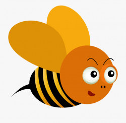 Comic Style Bee Illustration - Clip Art Of Buzz #197498 ...