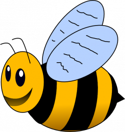 Bee2 Clip Art at Clker.com - vector clip art online, royalty free ...