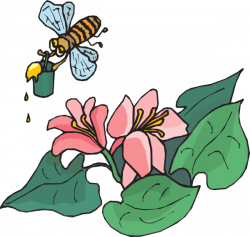 Bee With Pollen Clip Art at Clker.com - vector clip art online ...