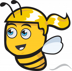 Clipart - Female Bee