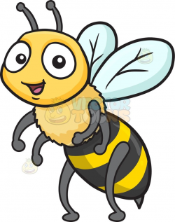 A Giddy Bee : A cute bee with yellow head with two gray ...