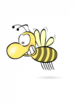 Bee | Free Stock Photo | Illustration of a cartoon bee | # 14156