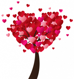 Valentine's Day Heart Tree PNG Clip-Art Image | валентинки ...