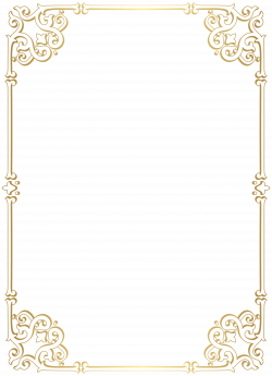 Decorative Border Frame PNG Clip Art | Gallery Yopriceville - High ...