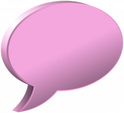 Speech Bubble Pink Transparent PNG Image | Gallery Yopriceville ...