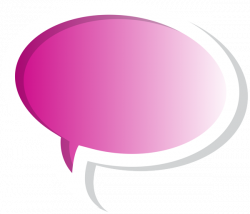 Speech Bubble Pink PNG Clip Art Image | Gallery Yopriceville - High ...