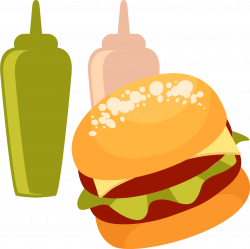 Hamburger Fast food Clip art - Burger material 1610*1605 transprent ...