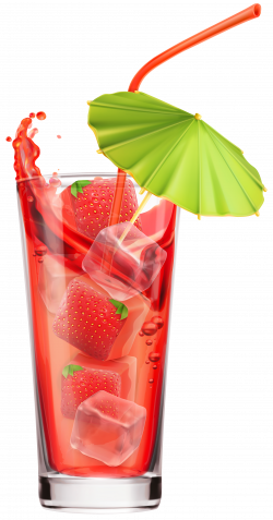 Strawberry Cocktail PNG Clipart Image | Clip Art Drinks, Ice-Cream ...