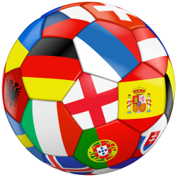 Football with Flags Transparent PNG Clip Art Image | Gallery ...