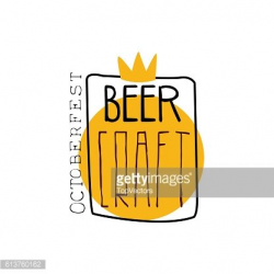 Craft Beer Square Frame Logo Design Template premium clipart ...