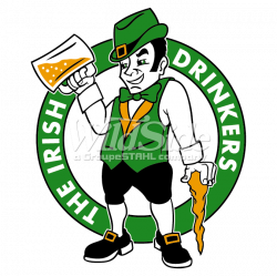 The Irish Drinkers leprechaun with a mug of beer | The Wild Side