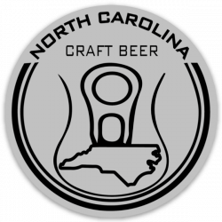 3 x 3 - North Carolina Craft Beer Can Lid Sticker – Bryson City Outdoors