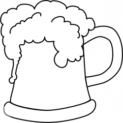 Beer Mug Outline Clip Art at Clker.com - vector clip art online ...