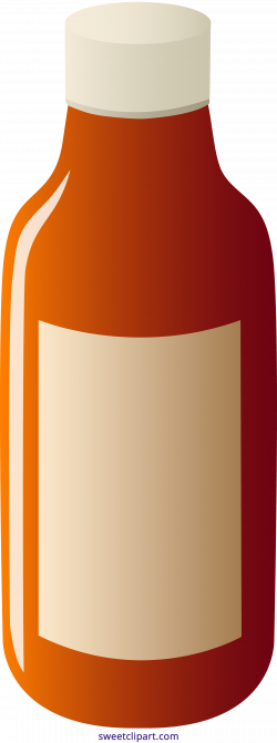 Bottle Blank Label Clipart - Sweet Clip Art