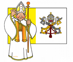 Religion Clip Art by Phillip Martin, Pope and Vatican Flag