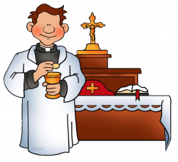 28+ Collection of Catholic Priest Mass Clipart | High quality, free ...