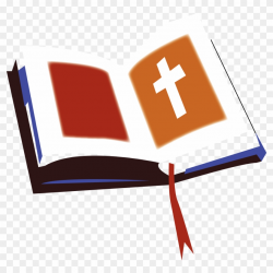 Open Bible With Cross Clip Art - Sermon Clipart, HD Png ...