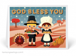 Religious Thanksgiving Cards : Harrison Greetings, Business Greeting ...