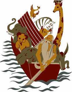 Clipart - Vintage Noah Illustration