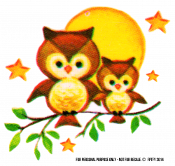 Free Vintage Clip Art: Whoo Loves You Owl Image - Free Pretty Things ...