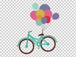 Bicycle Greeting & Note Cards Balloon Graphics PNG, Clipart ...