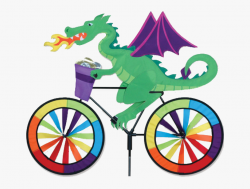 Clipart Bicycle Toy Bike - Dragon Riding A Bike #68194 ...