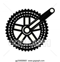 Vector Illustration - Bicycle gear icon. EPS Clipart ...