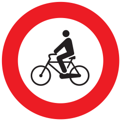 File:Uruguay Road Sign Bicycles Only.svg - Wikimedia Commons