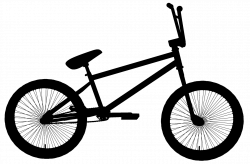 Black Bmx Bicycle Clipart Png - Clipartly.comClipartly.com