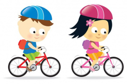Two Children Riding Bicycles | Bicycles | Exercise for kids ...