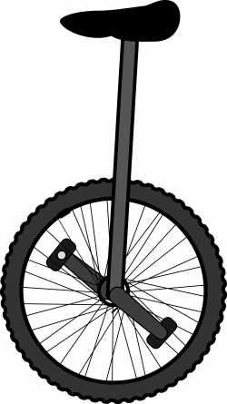 Unicycle Clipart Black And White | Clipart Panda - Free Clipart Images