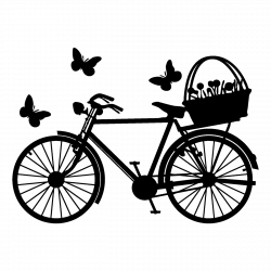 Vinilo Bicicleta de Paseo | Create Things | Pinterest | Silhouettes ...
