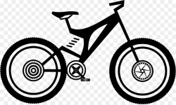 Black And White Frame clipart - Bicycle, Cycling, Wheel ...