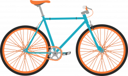 Orange road bike PNG Clipart - Download free images in PNG