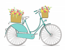 Free Romantic Bicycle Clip Art | Pinterest | Clip art, Bicycling and ...