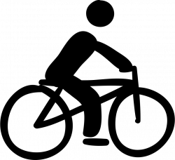 Cyclist On Bicycle Svg Png Icon Free Download (#10718 ...