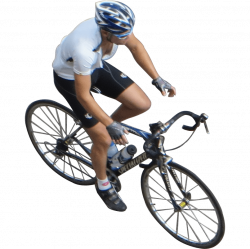 Cyclist Top View transparent PNG - StickPNG