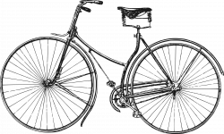 Clipart - Old Bicycle