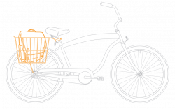 Men's Single Speed Matte Black Beach Cruiser Bicycle | 1sp Black ...